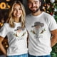 thumbnail image 4 of Camisetas para hombre, estilo vaquero occidental, Papá Noel, de manga corta, informales, con gráficos para adolescentes, niños y hombres., 4 of 8