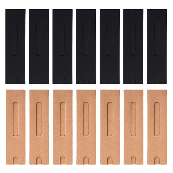 Miangastore Pen Sleeve Cover Beige Window 50Set Display Protector 6.1X1.6X0.08In