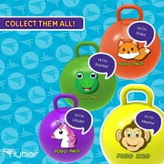 Flybar Hopper Ball for Kids - Bouncy Ball with Handle، Durable Bouncy Balls، 125lbs، Ages 3 +، Unicorn، S