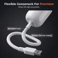 thumbnail image 6 of 2-in-1 Galaxy Projector Night Light, New USB Star Projector, Mini Galaxy Light Projector for Bedroom Ceiling Wall Room Decor (3 Projection Films), 6 of 7