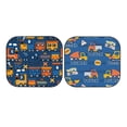 thumbnail image 7 of Goofa Funny Steam Train Pattern 2 Piece Car Windshield Sun Shade Foldable | Front Windshield Shade for Sun, Heat and UV Rays | Sunshade for Car Front Window-Large, 7 of 7