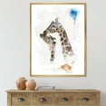 thumbnail image 2 of Designart 'Portrait of A Child and Giraffe' Farmhouse Framed Canvas Wall Art Print, 2 of 5