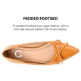 thumbnail image 2 of Journee Collection Womens Devalyn Ballet Pointed Toe Slip On Flats, 2 of 6