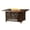 Brown, variant on Aluminum 48-in Rectangular Propane Fire Table, Beads, Covers and Lid