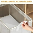 thumbnail image 6 of Miogawg Wardrobe Clothes Organizer, Drawer Organizer For Clothing, Zipper Clothing Storage Bag, Clear Organizer With Reinforced Handles, Mesh Separation Box For Thin Jeans, Trousers, T-Shirts, Skirts, 6 of 9