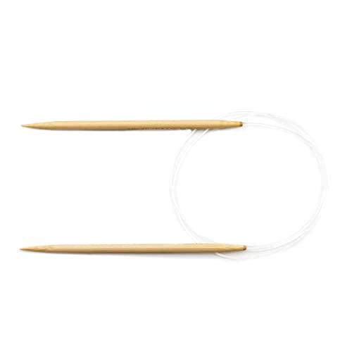 Clover Takumi Bamboo Circular 36-Inch Knitting Needles, Size 10.5