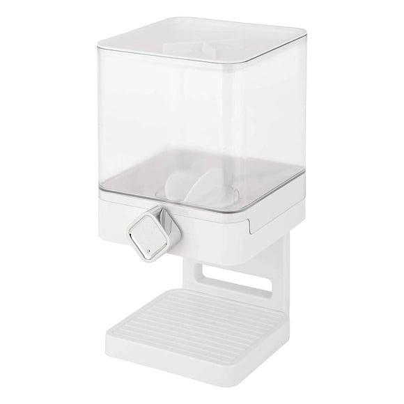 Inteprter Alimentos secos Cereales Almacenamiento de alimentos Granos de café Avena Nueces Arroz Dispensador Latas Almacenamiento y organización del hogar Blanco