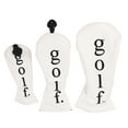 thumbnail image 1 of Golf Club Headcovers Set,Sports Style Soft PU Leather Golf Club Headcovers Set for Training, 1 of 7