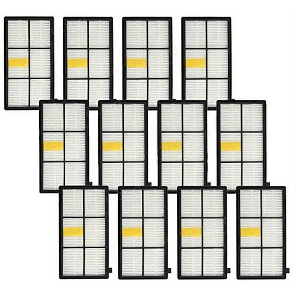 MTP 12 Pcs Hepa Filter Replacement for  Roomba 800 900 Series 800 805 850 860 861 866 870 880 890 960 980 Vacuum Cleaner