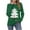 Green (NEW), variant on PFRNLF Christmas Sweaters for Women Ugly Christmas Tree Reindeer Holiday Knit Sweater Pullover