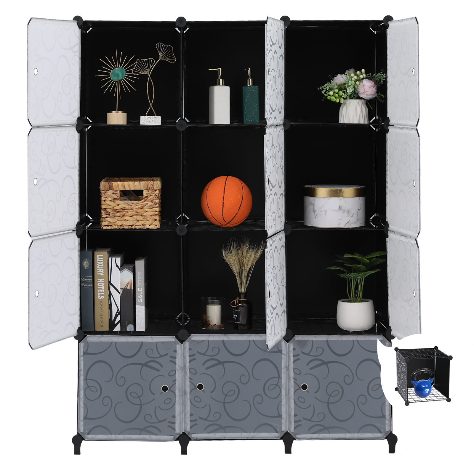 VINGLI Cube Storage Organizer Closet Bookshelves, Bookcase DIY