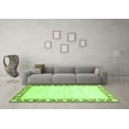 thumbnail image 3 of Ahgly Company Indoor Rectangle Abstract Green Modern Area Rugs, 4' x 6', 3 of 4