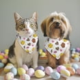 thumbnail image 2 of Dog Bandana 2 Pack,Colorful Softball and Fashion Icons Pattern Bandanas for Dogs,Cat Bandana,Small/ Large Dog Bandana 2 Size,Dog Bandanas, 2 of 6