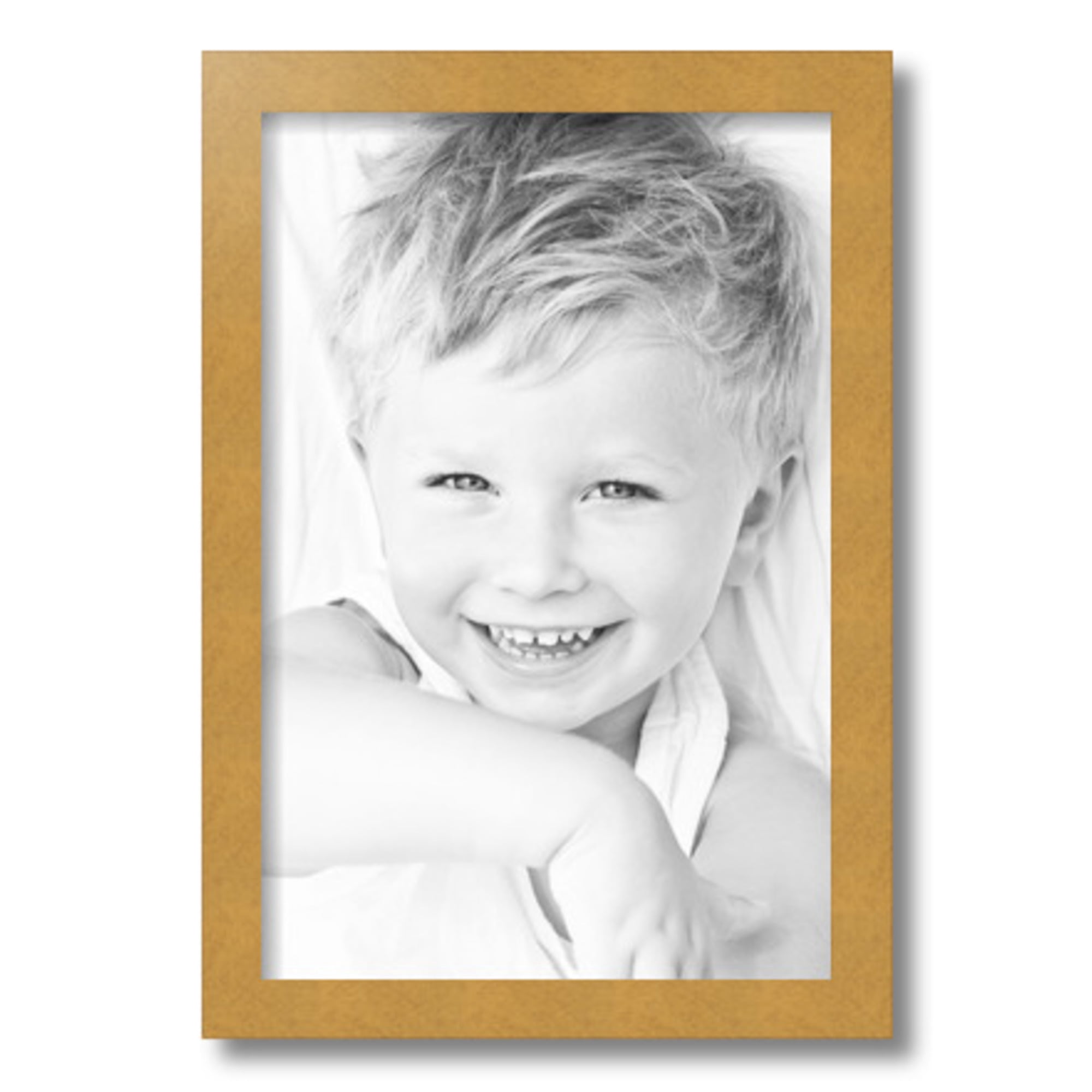 ArtToFrames 12" x 18" Classic Gold Picture Frame, 12x18 inch Gold MDF Poster Frame (WOM-4498), 5 Pack