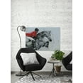 thumbnail image 3 of Parvez Taj "Equestrian Jump" Painting Print on Wrapped Canvas, 3 of 7