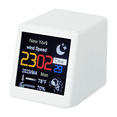 thumbnail image 5 of Smart WIFI Weather Station Clock DIY Cute GIF Animations Desktop Decoration Electronic Album Function MINI Clock A, 5 of 9