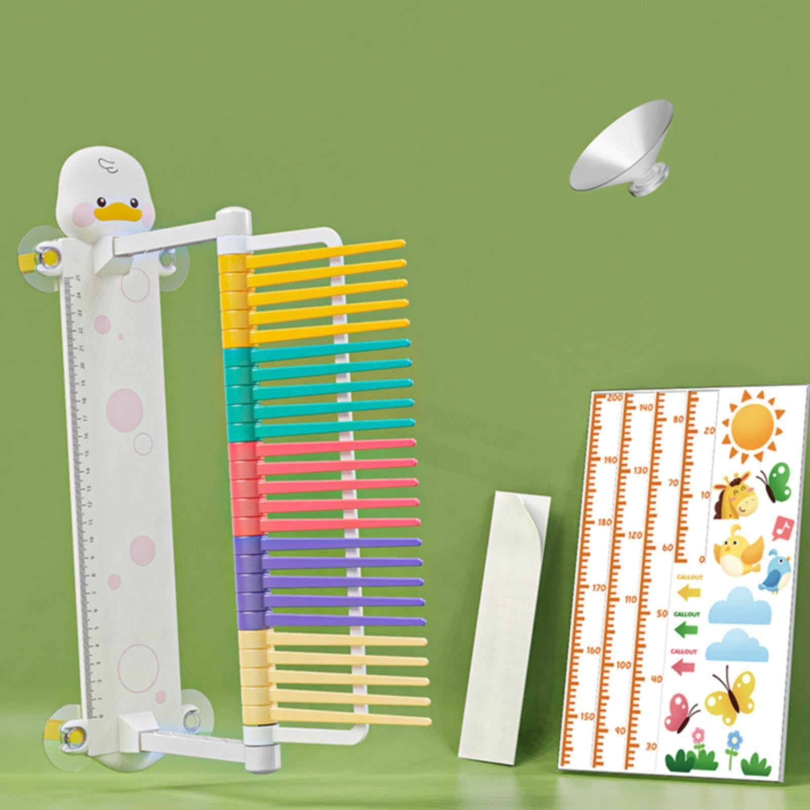 Testeur De Saut Vertical Mural Pour Enfants – Forme Canard, Réglable, Avec Ventouse Et Adhésif