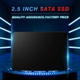 thumbnail image 4 of Graflsoa 2.5-Inch SATA SSD with 256GB Storage, 3D NAND Flash, Black ABS Design, High-Speed Performance up to 520MB/s, 4 of 6