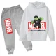 thumbnail image 5 of Sudadera con capucha y pantalones de Hulk de Los Vengadores de Marvel para niños, 2 piezas, trajes de primavera y otoño, ropa para niño y niña, sudadera con estampado de dibujos animados, conjuntos de, 5 of 5
