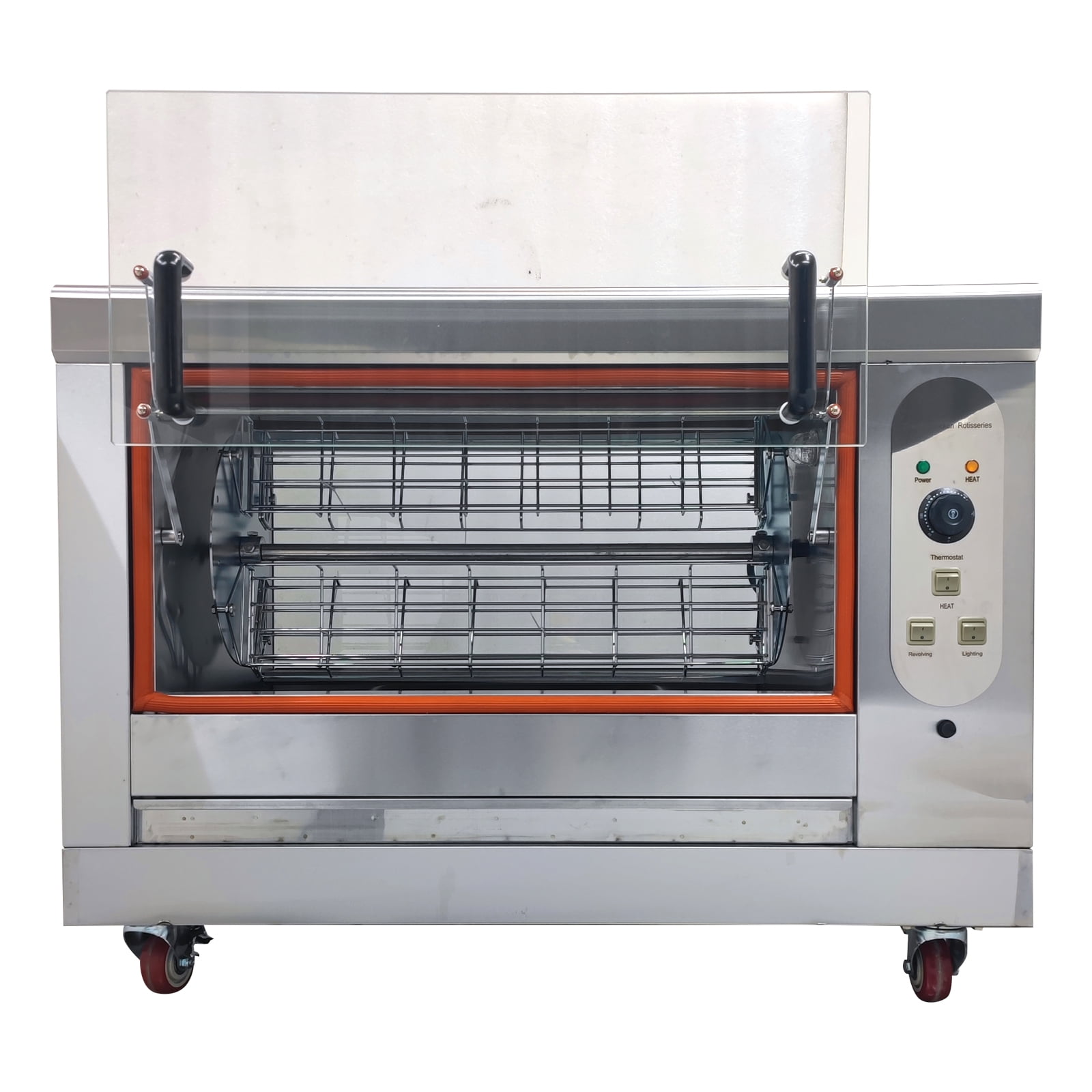 Electric Chicken Rotisserie Machine 220V Desktop Rotary Roaster Rotating Rotisserie Oven