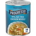 thumbnail image 2 of (4 pack) Progresso Traditional, 99% Fat Free Chicken Noodle Canned Soup, 19 oz, 2 of 15