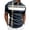 Navy, variant on Mens Color Block Striped Polo Shirt Short Sleeve T Shirts Casual Summer Breathable Top Army Green L