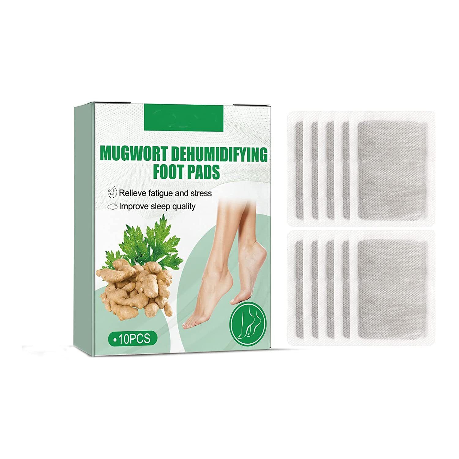 Blood Sugar Reducing Footbed, Wormwood Foot Pads, Ginger Essence