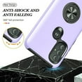 thumbnail image 4 of Entronix Heavy Duty Ring Case Designed for G Pure, Shockproof Slim Fit Kickstand, Purple, 4 of 6
