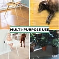 thumbnail image 4 of Ilyapa Hardwood Chair Mat 30" x 48" Heavy Duty Clear PVC Office Chair Mat for Hardwood and Tile Floors, Protective Floor Mat for Home or Office, 4 of 7
