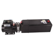 Dawot Hydraulic Pump Unit 4 Gallon Single Phase Hydraulic Power 220V 3450rpm Electric Hydraulic Pump 2HP Portable Dump Trailer Pump Hydraulic Car Lift for Car Lifting Platforms