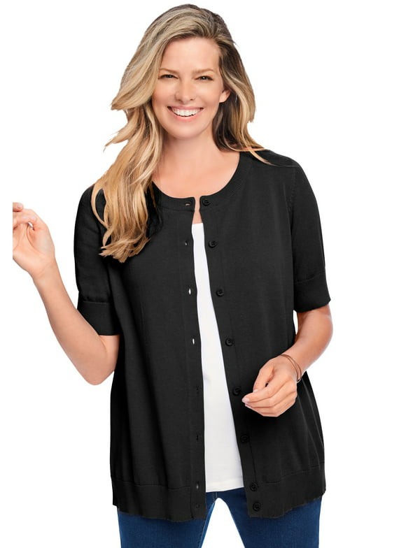Woman Within Women's Plus-Size Cardigans and Sweaters - Walmart.com