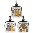 thumbnail image 5 of Cute Dog Treat Pouch, Small Hanging Puppy Treat Bag With Clasp & Zipper Closure, Reusable Pet TreatContainer & Snack Reward Holder Mini Coin Purse Wallet Pocket for Carrying on Travel/walking, 5 of 9