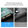 thumbnail image 4 of for 2.5 SSD Case- USB3.1 Hard Disk Adapter Enclosure Box for Laptop PC 2.5inch - Mobile 2.5, 4 of 9
