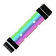 ARGB PSU Power Supply Extension Cable RGB Flow ATX 24Pin GPU Dual Triple 8Pin Cord Motherboard Extension Cable for PC