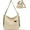 Corduroy Beige, variant on Corduroy Tote Bag for Women Convertible Backpack Purse Crossbody Hobo Shoulder Bag with Multi Pockets Compartments