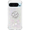 thumbnail image 2 of Case for Google Pixel 9 Pro XL Case Liquid Glitter with Ring Holder Stand, Clear TPU Cute Love Moving Quicksand Sparkle Shockproof Phone Case for Google Pixel 9 Pro XL Colorful YBZ, 2 of 14