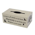 thumbnail image 1 of Let There Be Love In Our Heart, Harmony In Our Home And Peace In Our World Tissue Box Cover, 1 of 1