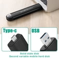 thumbnail image 3 of Methold Carcasa SSD 2 en 1 para disco duro, adaptador de carcasa externa, repuesto electrónico para teléfono móvil para Windows 7/8/10/11 Estaciones de acoplamiento para portátiles Negro, 3 of 6