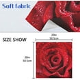 thumbnail image 7 of Coolnut Red Rose Cloth Napkins Set of 6,Reusable Washable Polyester Dinner Table Napkins for Kitchen,Dining,Restaurant,Party Decoration, 7 of 7