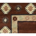 thumbnail image 4 of Alora Decor Ryder 10' x 14' Tribal Burgundy/Tan/Rust/Navy/Sage Hand-Tufted Rug, 4 of 4