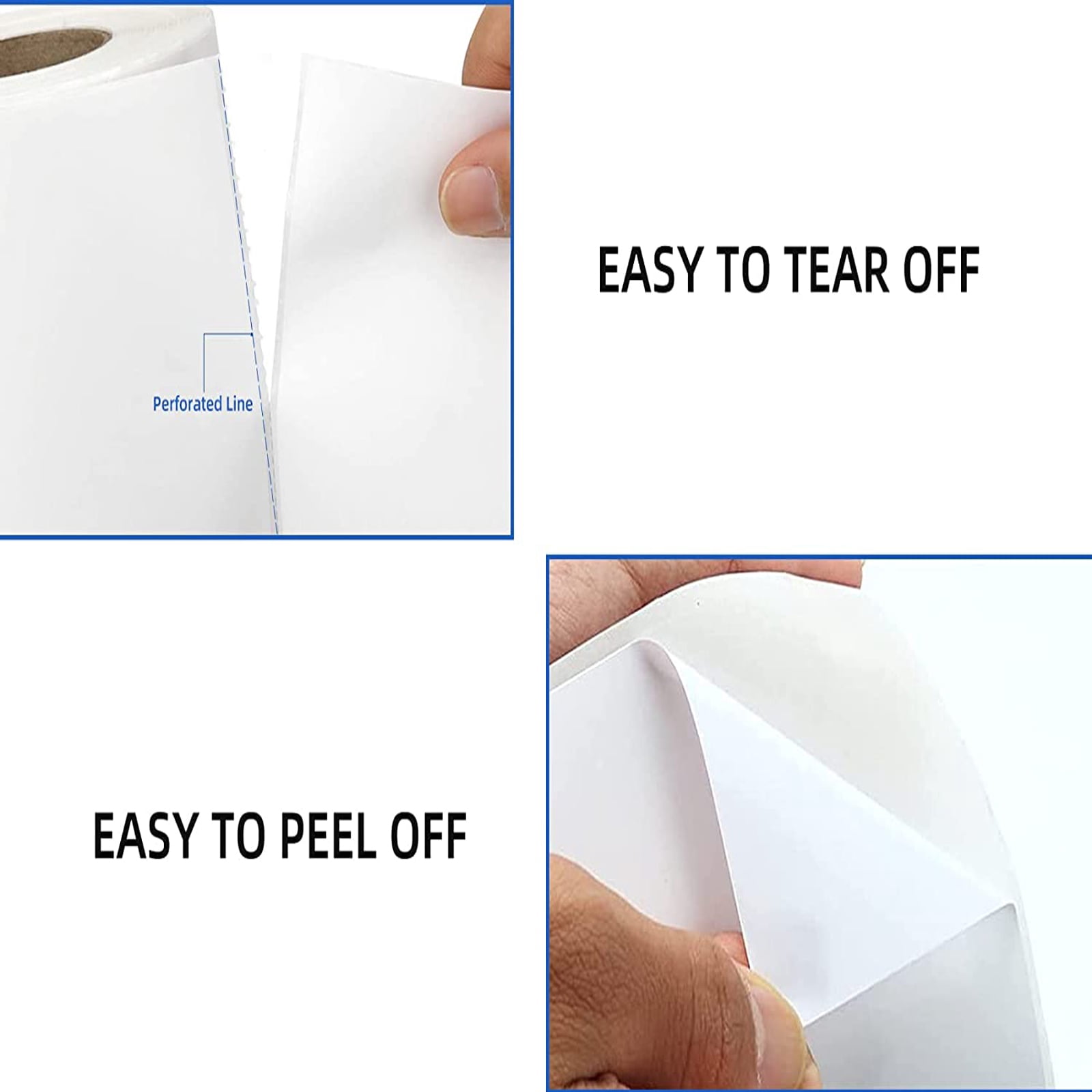 2.25"x1.25" Direct Thermal Labels (9000 Labels, 9 x 1000/Rolls) Compatible with Zebra Printer for UPC GTIN ASIN EAN Code, Shipping, Mailing Address