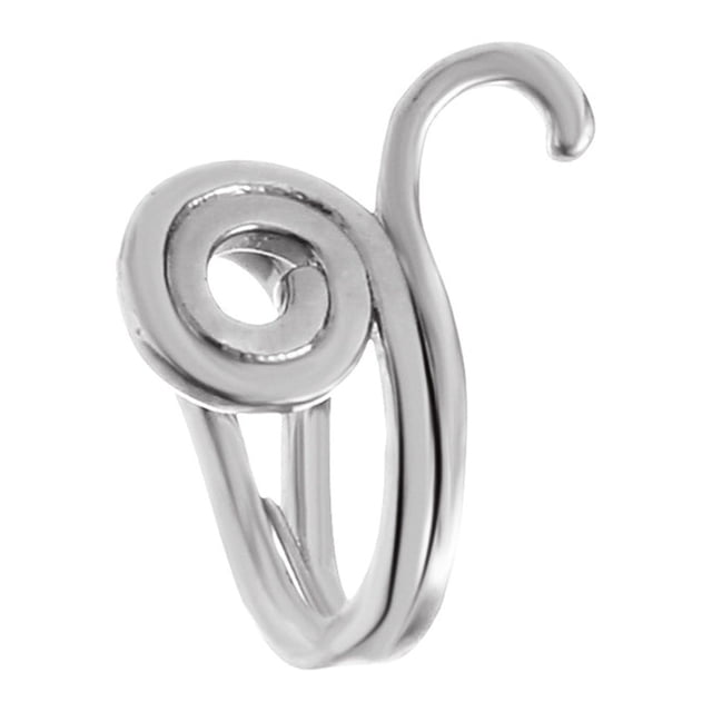 EGNMCR Clip On Nose Rings For Women Non-Pierced Nose Hoop Adjust Nose Cuff Nose ring