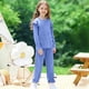 thumbnail image 4 of Conjuntos de blusas y camisas de cuello redondo y manga larga para niñas y niños, otoño invierno, blusas de cuello redondo y manga larga, pantalones cortos casuales, traje deportivo para bebé, top de, 4 of 8