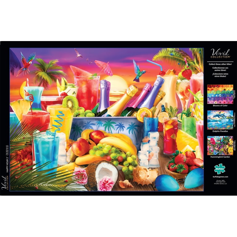 Buffalo Games - Vivid Collection Happy Hour 2 - 1000-Piece Puzzle
