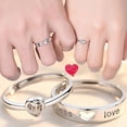 thumbnail image 4 of Couple's Matching Rings His Crazy or Her Band For Men or Women E1M2, 4 of 8