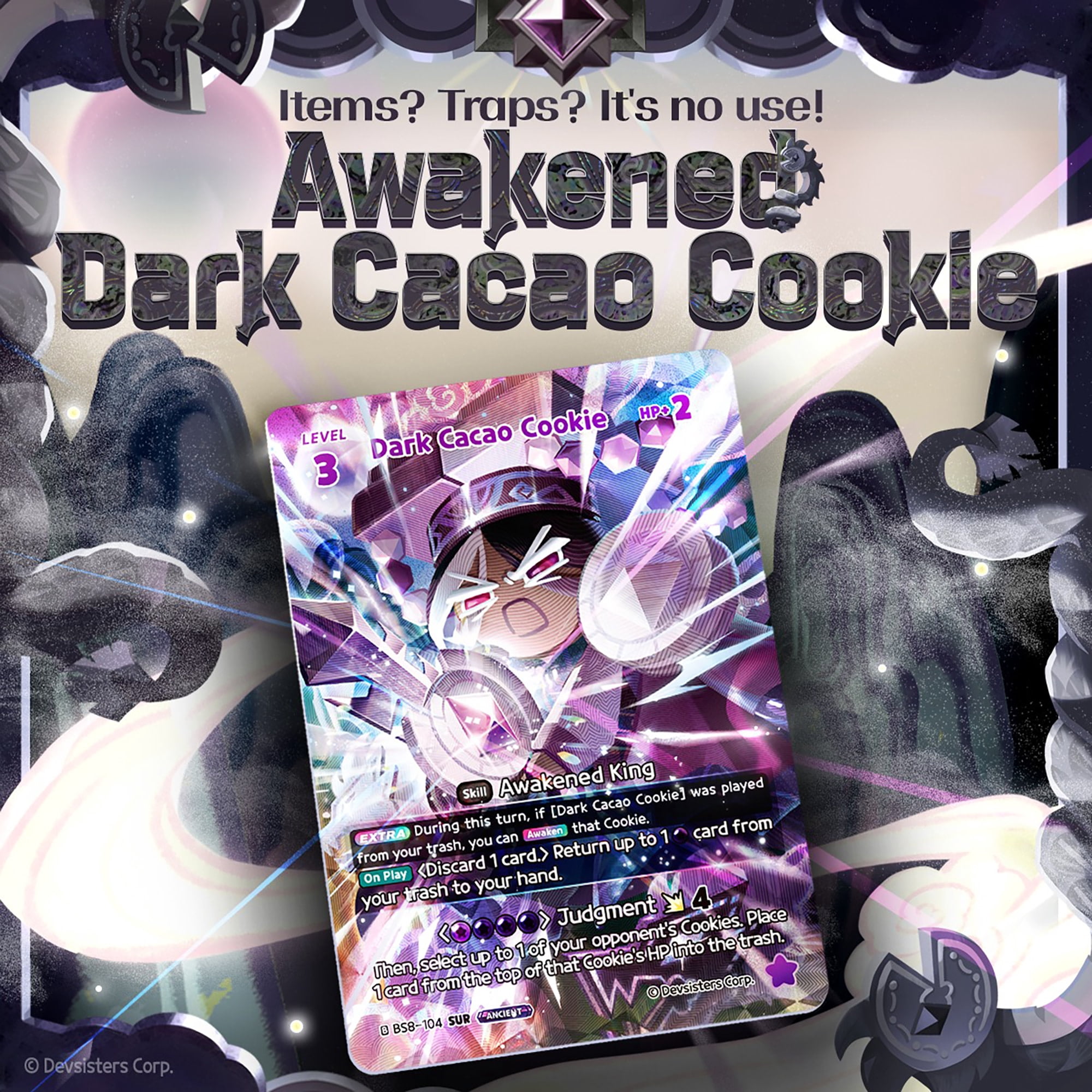 CookieRun TCG: A Game of Truth & Deceit - 4 Booster Pack Bundle - Braverse Trading Card Game, Strategy Play & Battle Deck-Building, Randomly Assorted