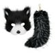 thumbnail image 4 of Máscara y cola de Therian, accesorios para disfraces de Halloween, juegos de rol y fiestas temáticas Negro, 4 of 8