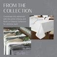 thumbnail image 5 of Villeroy & Boch Villeroy and Boch La Classica Luxury Linen Fabric Tablecloth White 70"x146" Oblong Oblong, 5 of 7