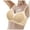 Beige, variant on Bras for Women,Seamless Thin Vest Bra with Soft Support for Large Chest and Breathable Half Cup Design,Sports Bras for Women,Beige,L