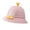 Pink, variant on Baby Fisherman Hat, Cute Duck 3D Shape Cotton Bucket Cap for Infant, Adjustable Chin Strap Sun Protective Hat for Newborn Baby Boy Girl, Outdoor Spring Fall Summer Sun Hat-Pink